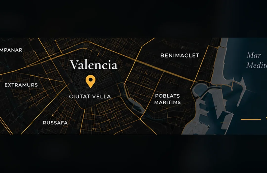 Mapa de Valencia